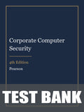 Test Bank for Corporate Computer Security 4th Edition