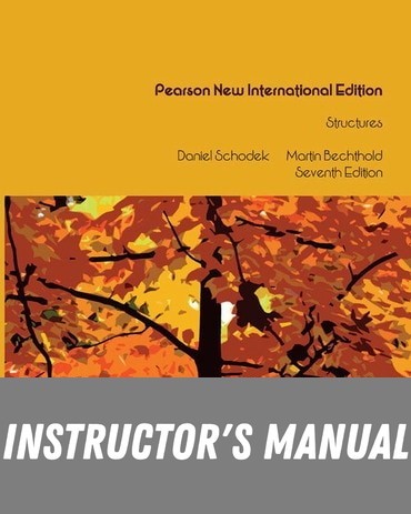 Instructor Manual for Structures 7th Edition by Daniel Schodek