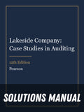 Solutions Manual for Lakeside Company: Case Studies in Auditing 12th Edition