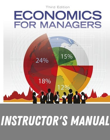 Instructor Manual for Economics for Managers 3rd Edition by Paul G. Farnham