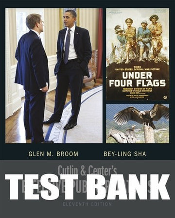 Test Bank for Cutlip and Center's Effective Public Relations 11th Edition by Glen M. Broom