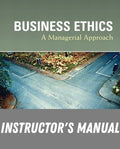 Instructor Manual for Business Ethics 1st Edition by Andrew Wicks