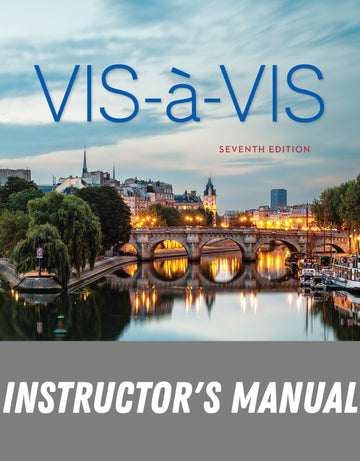 Instructor Manual for Vis-à-vis BEGINNING FRENCH