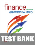 Test Bank for Finance: Applications and Theory 6th Edition