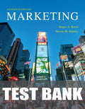 Test Bank for Marketing 16th Edition
