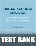 Test Bank for Organizational Behavior 8th Edition