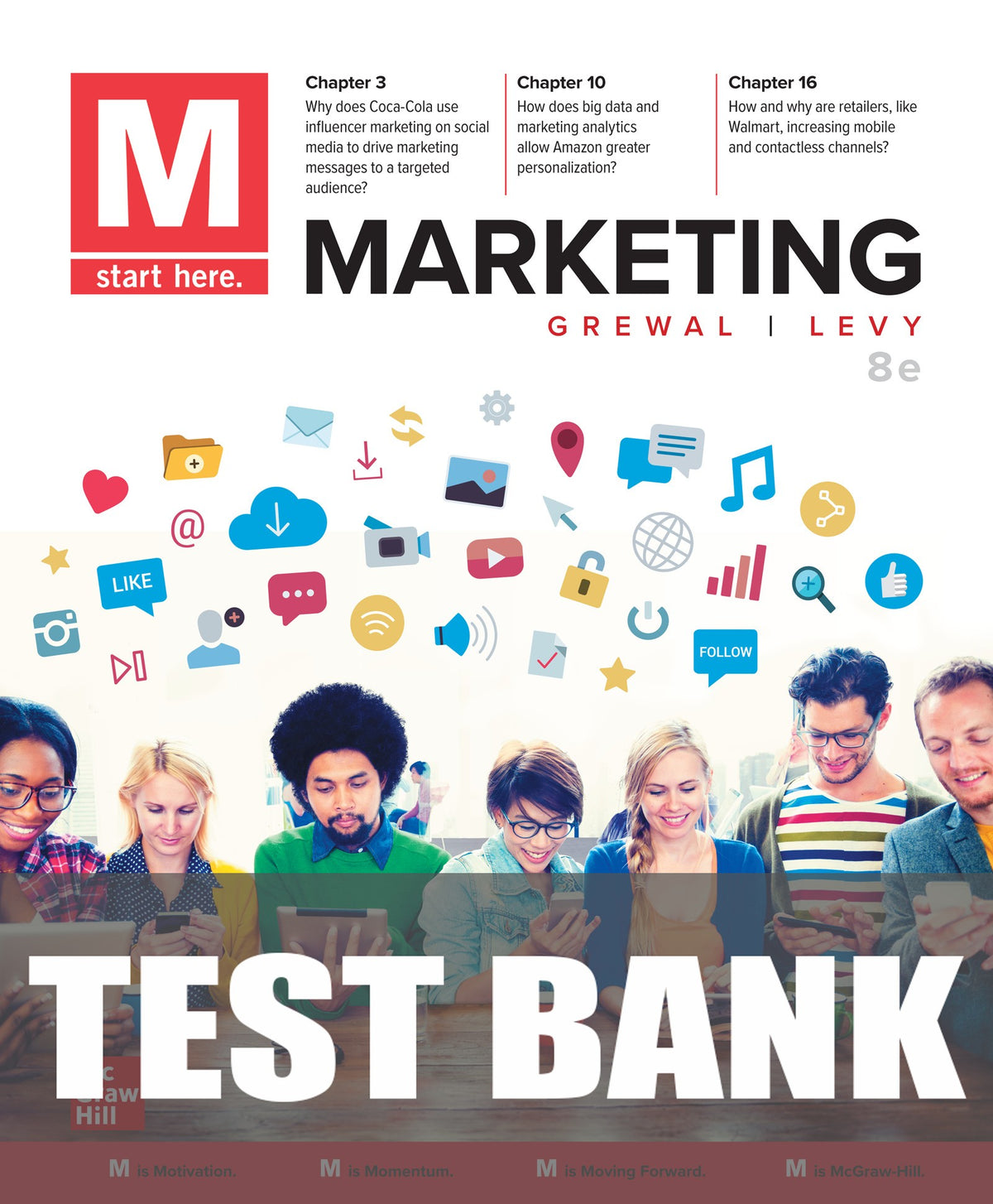 Test Bank for M: Marketing 8th Edition