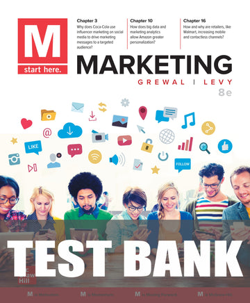 Test Bank for M: Marketing 8th Edition