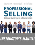 Instructor Manual for Professional Selling 1st Edition