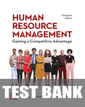 Test Bank for Human Resource Management 13th Edition