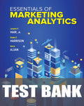 Test Bank for Essentials of Marketing Analytics 1st Edition