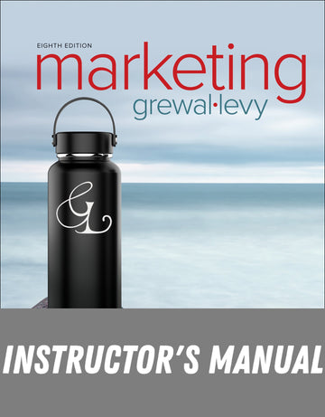 Instructor Manual for Marketing 8th Edition