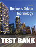 Test Bank for Business Driven Technology 9th 9th Edition