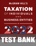 Test Bank for Taxation of Individuals and Business Entities, 2022, 13th Edition