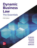 Instructor Manual for Dynamic Business Law: The Essentials 5th Edition