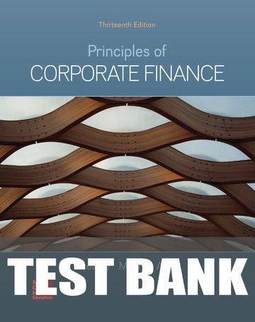 Test Bank for Principles of Corporate Finance 13th Edition