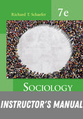 Instructor Manual for Sociology Matters 7th Edition