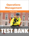 Test Bank for Operations Management 3rd Edition