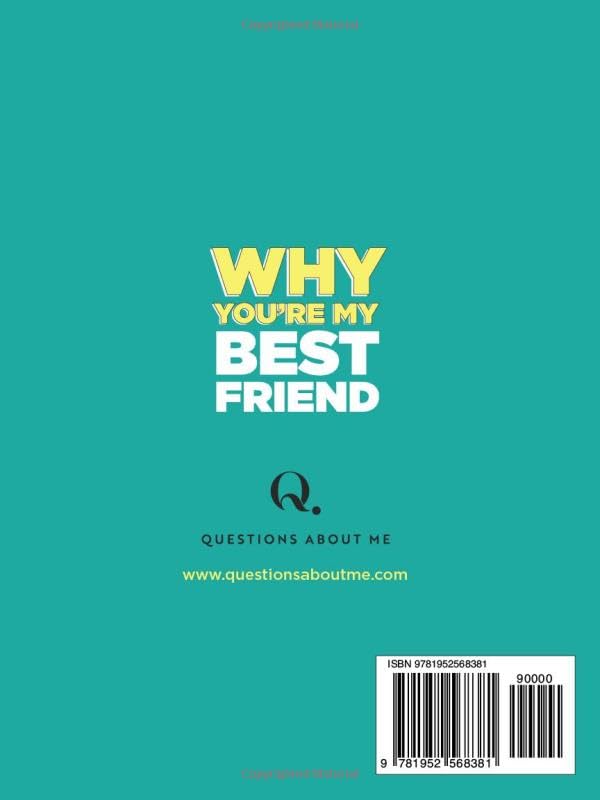 Why You’re My Best Friend: 30 Reasons Why You’re My Bestie Fill-in-the-Blank Gift Book. Gifts for Best Friend (What I Love About You Series