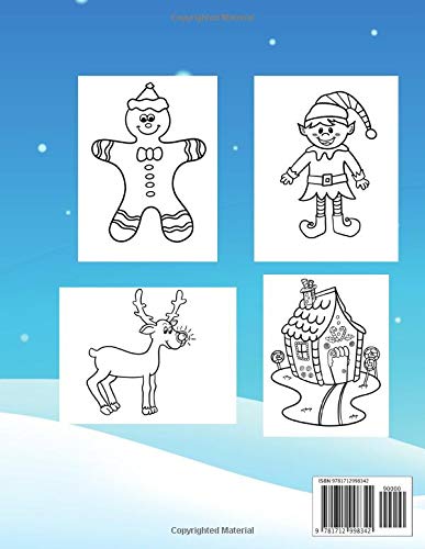 Christmas coloring book for toddlers: 50 funny coloring pictures that your kids will love