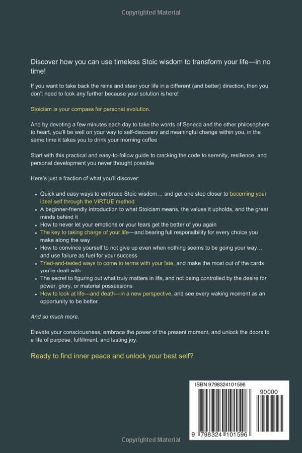 Stoic Philosophy for Beginners: Simple Strategies to Build an Unbreakable Core, Withstand Life’s Toughest Tests, Discover the Power of Paus