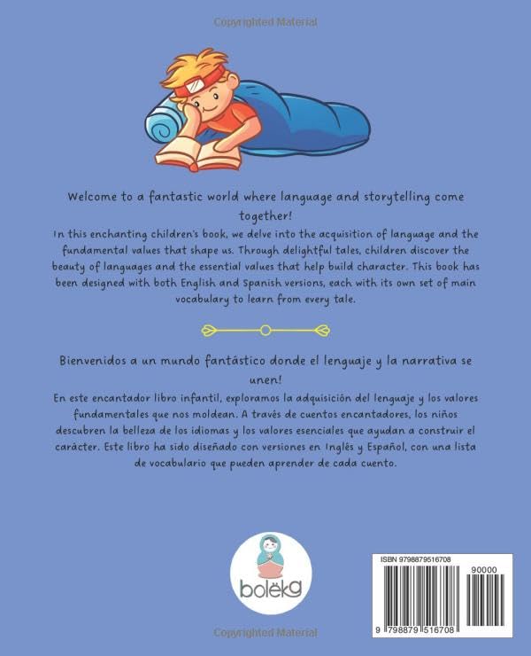 Values! your magic powers. Valores! tu poderes mágicos. Bilingual Book - English / Spanish. Little Stories for Children.