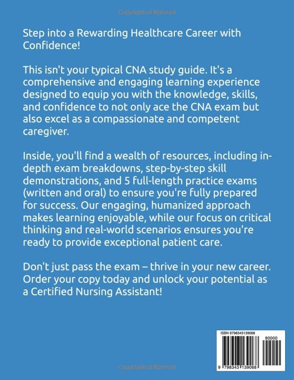 CNA Study Guide 2025: Full-Length Practice Exams and Detailed Answer Explanations (Exam Prep Study Guide)