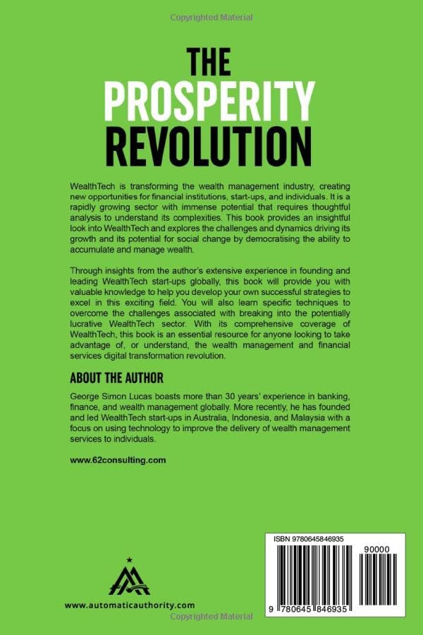 The Prosperity Revolution: An exploration of how WealthTech is changing the face of wealth management