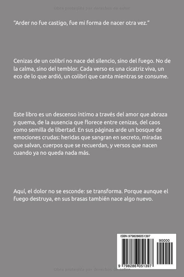 Cenizas de un Colibrí (Spanish Edition)