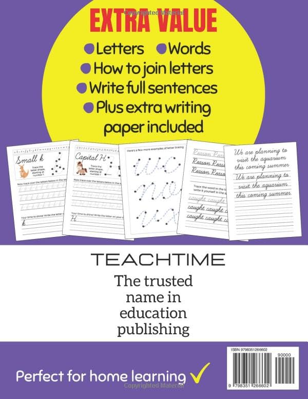 Complete Cursive Handwriting Workbook for Kids: 3-In-1 Cursive Writing Practice Workbook for Beginners / Learning How to Write in Cursive