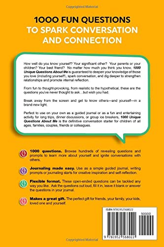 1000 Unique Questions About Me