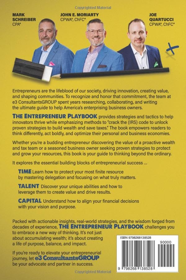 The Entrepreneur Playbook (Color): Cracking the (IRS) Code to Unlock Proven Strategies to Build Wealth and Save Taxes