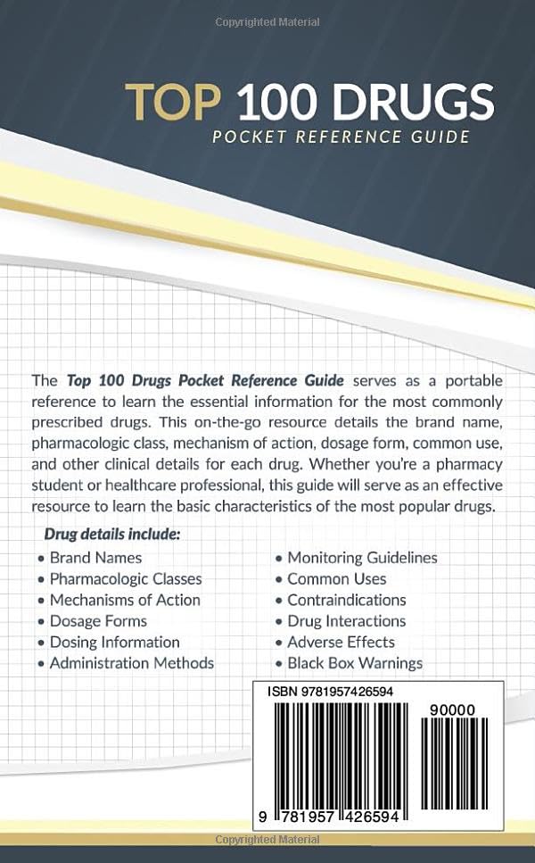 Top 100 Drugs Pocket Reference Guide (2024 Edition)