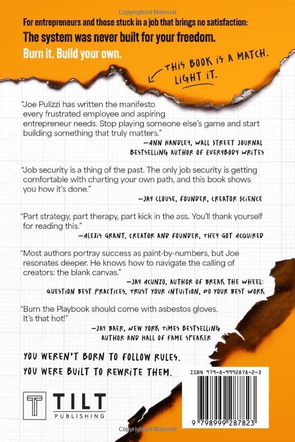 Burn the Playbook: How Creators and Entrepreneurs Escape the 9–5 and Build Businesses That Last