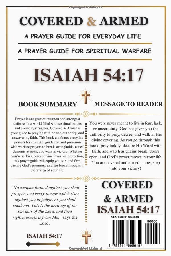 Covered & Armed: A Prayer Guide For Everyday Life & Spiritual Warfare
