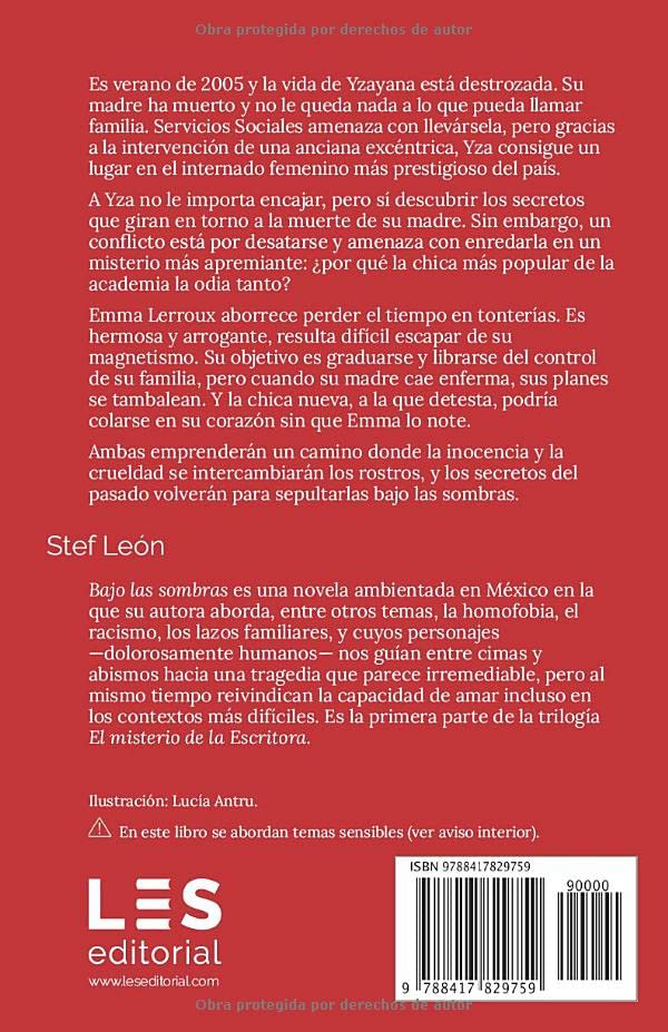 Bajo las sombras: El misterio de la Escritora I (Spanish Edition)