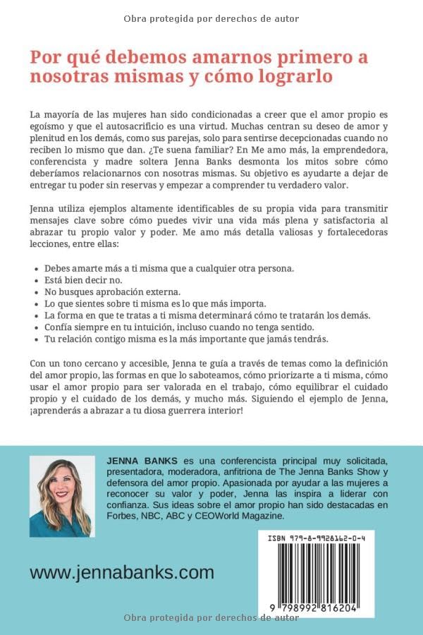 Yo Me Amo Más: Cómo encontrar la felicidad y el éxito a través del amor propio (Spanish Edition)