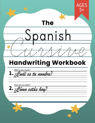 The Spanish Cursive Handwriting Workbook for Kids: Bilingual Language Learning and Writing Workbook for Kindergarten, 1st, 2nd, 3rd and 4th