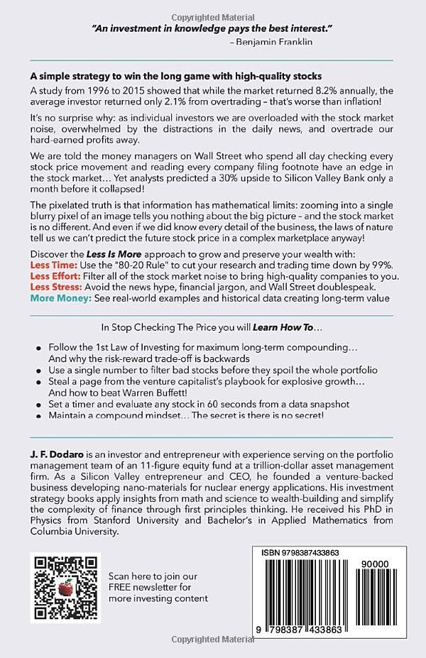 Stop Checking The Price: Lose money every time you look at the stock market?