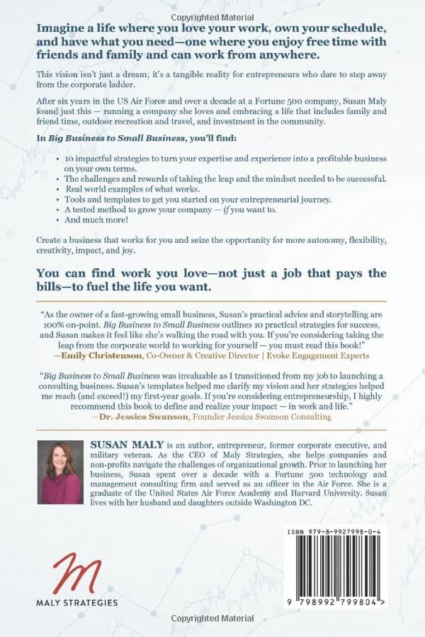 Big Business to Small Business: 10 Strategies to Grow Your Company and Find Work You Love