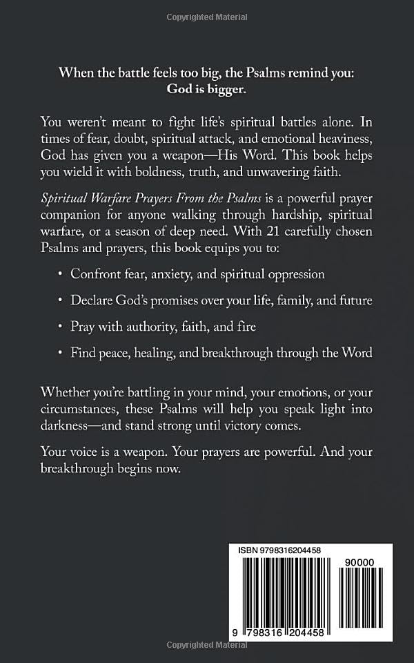 Spiritual Warfare Prayers From the Psalms: Finding Strength, Protection, and Breakthrough in God's Word - A Devotional Guide for God's Cove