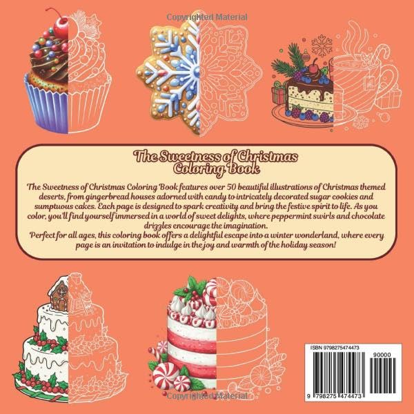 The Sweetness of Christmas Coloring Book