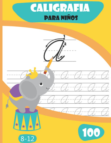 Caligrafia para niños en ingles: Ejercicios para mejorar la letra mayúsculas y minúsculas en primaria (Caligrafía para niños )