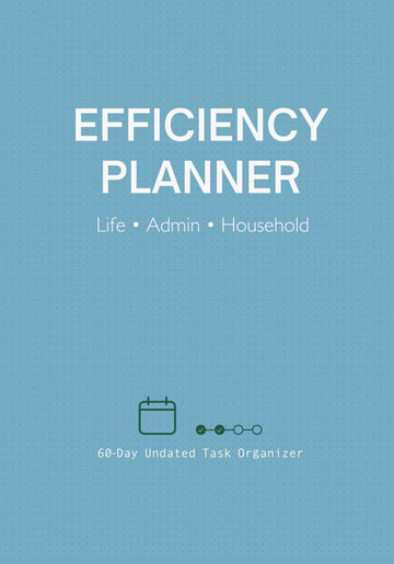 Life Admin Daily Efficiency Planner Undated - Household Task Organizer for Errands, Calls & Personal Tasks
