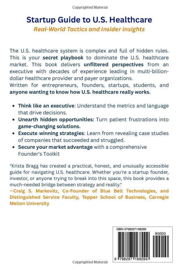 Startup Guide to U.S. Healthcare: Real-World Tactics and Insider Insights