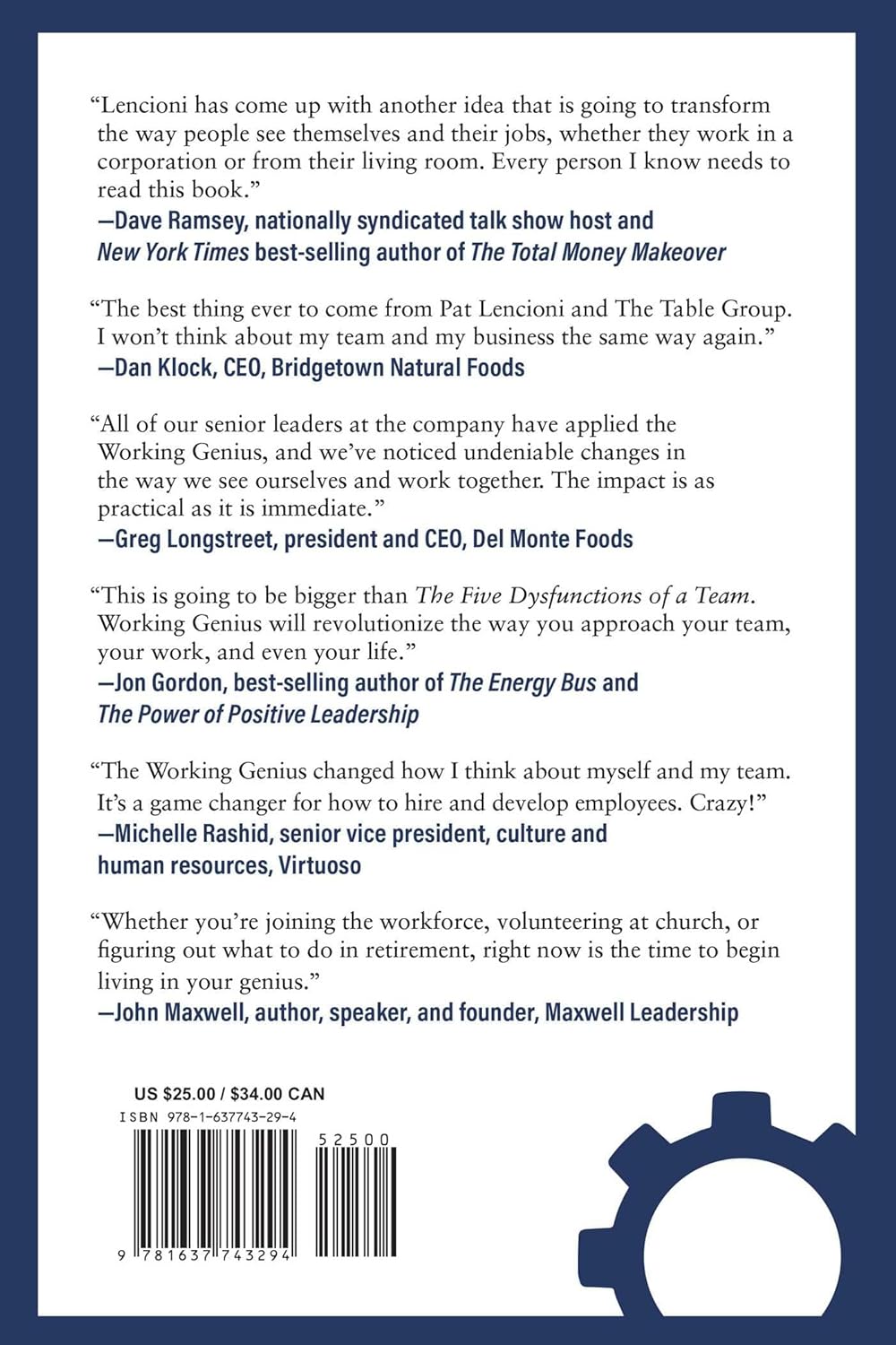 The 6 Types of Working Genius: A Better Way to Understand Your Gifts, Your Frustrations, and Your Team