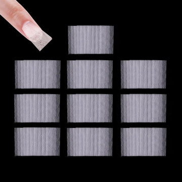 100PCS Fiberglass Nail Wrap Extension Kit Nails Repair Natural Silk Paper Towels Fiber Wraps for Broken Nail Fix Extender DIY Nail Art Acce