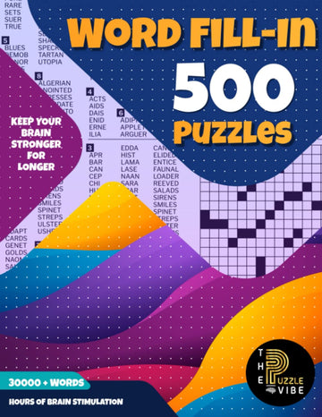 Word Fill In Puzzle Book for Adults and Teens: Fill In Puzzle Book with 500 Fill in word puzzles| Word Fill it in Puzzle Book for Seniors