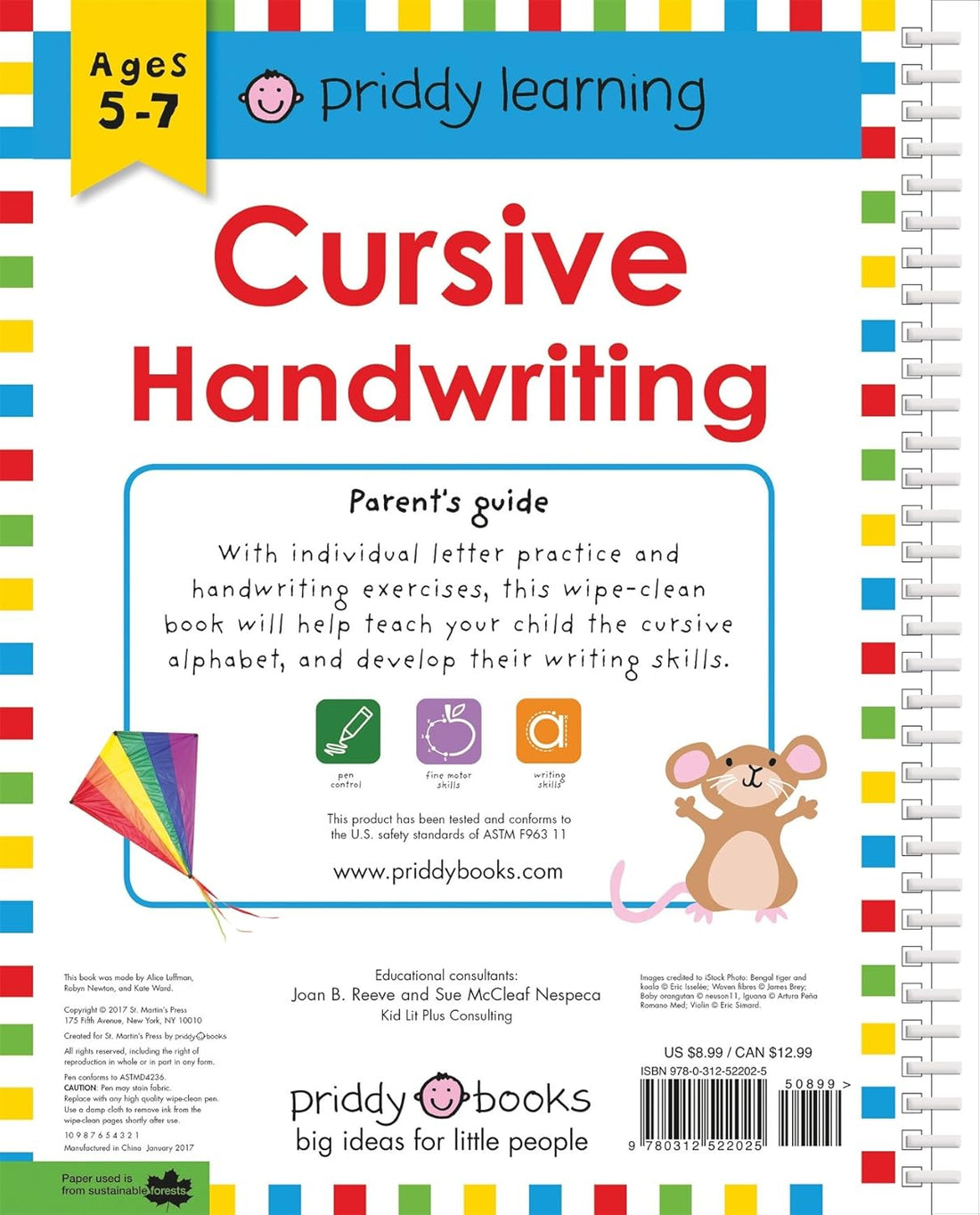 Wipe Clean Workbook: Cursive Handwriting: Ages 5-7; wipe-clean with pen (Wipe Clean Learning Books)