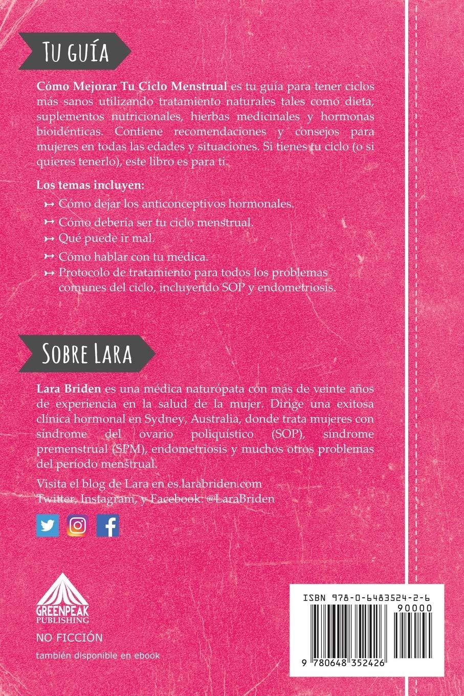 Cómo mejorar tu ciclo menstrual: Tratamiento natural para mejorar las hormonas y la menstruación (Spanish Edition)